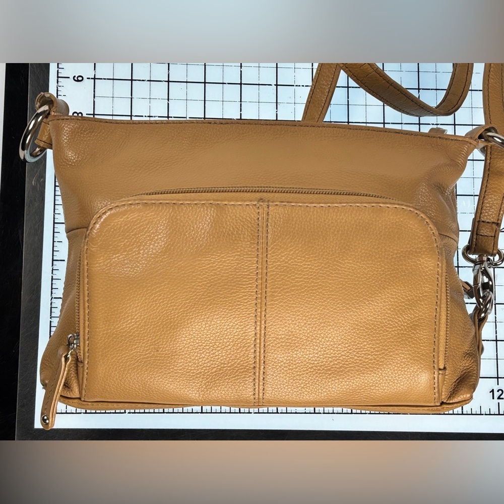 Tignanello tan Leather Crossbody Bag - Picture 3 of 13